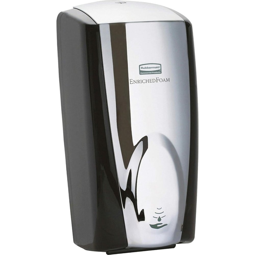 Rubbermaid Commercial Autofoam Automatic Hand Soap Foam FG750411 Black/Chrome